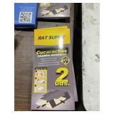 1 LOT (2) RAT SUPER COCKROACHES DISPOSABLE TRAPS