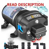 RV WATER PUMP, 12V DC WATER PUMP, 5.2GPM 40PSI SEL