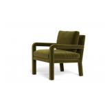 $900 BELLFIELD FULLY UPHOLSTERED ACCENT CHAIR OLIV