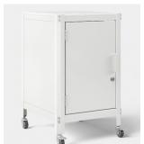 DORM METAL ROLLING LOCKER STORAGE CABINET WITH LOC