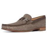 DONALD PLINER MENS DACIO CANVAS, BROWN 13