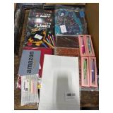 1 LOT ASSORTED SCHOOL & OFFICE SUPPLIES
