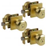 BAMBERG 700SQ PRIVACY DOOR KNOB WITH KEY, INTERIOR