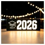 1 LOT (3) CLASS OF 2026 GRADUATION GRAD LED SIGN L