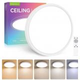 FLUSH MOUNT 12 INCH LED CEILING LIGHT FIXTURE, 24W