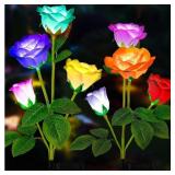 TONULAX SOLAR GARDEN LIGHTS - UPGRADED OUTDOOR LIG