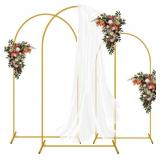 3 PACK ARCH BACKDROP STAND (7.2FT/6.6FT/6FT), GOLD