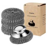STEEL WOOL SCRUBBER, 4-PACK STAINLESS STEEL SCRUBB