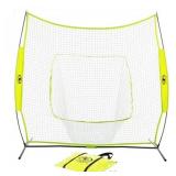 ATHLETIC WORKS 7FT X 7FT HIT PITCH TRAINING NET FO