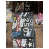 1 LOT (3) 250 YEARS 4TH OF JULY GARDEN BANNERS
