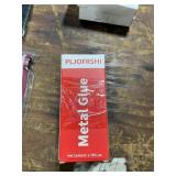1 LOT (3) METAL GLUE, HEAVY DUTY 2 PART EPOXY WELD