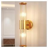 DORESSHOP GOLD WALL SCONCE, 19.6" SCONCES LIGHTING