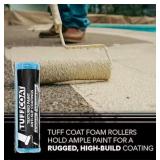 1 LOT (6) TUFF COAT 9 IN. FOAM TEXTURED ROLLER COV