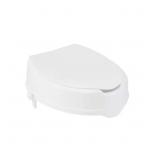 RAISED TOILET SEAT WITH LOCK AND LID