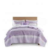 90 X 96 IN. 4-PIECE FULL/QUEEN SEERSUCKER BEDDING