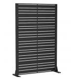 $177 1-PIECE 72 IN. X 47 IN. RECTANGLE BLACK METAL
