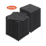 VEVOR INTERLOCKING DRAINAGE MAT TILES 12 X 12 X 0.