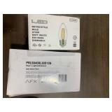 1 LOT (1) AFX PEARL 4.38-IN W 1-LIGHT SATIN GRAY M