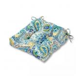 1 LOT OF 4-PAINTED PAISLEY BALTIC SQUARE TUFTED OU