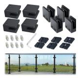 MUZATA 8PACK ADJUSTABLE GLASS CLAMP FOR THICKNESS