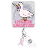 1 LOT (2)PLIFAL BREAST CANCER AWARENESS BADGE REEL