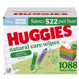 HUGGIES NATURAL CARE SENSITIVE BABY WIPES, FRAGRAN
