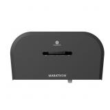 MARATHON 2-ROLL JUMBO TOILET PAPER DISPENSER, SMOK