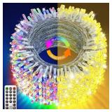 KNONEW 720 LED 337FT STRING LIGHTS OUTDOOR CLEAR W