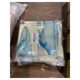 1 LOT (5) GARDEN FLAG BANNER BLUE WHALE
