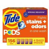 TIDE PODS LAUNDRY DETERGENT PACS, SPRING MEADOW, 1