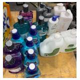 1 LOT OF 10-MOUTHWASH/5--BODYWASH/2-HAND SOAP
