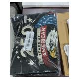 1 LOT (5) 250 YEARS OF AMERICA GARDEN FLAG BANNERS