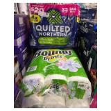 1 LOT (2) ASSORTED HOUSEHOLD PAPER PRODUCTS