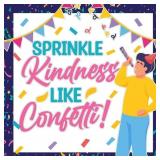 1 LOT OF (2) DECORABLY 101 PCS CUTOUTS SPRINKLE KI