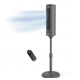 LASKO 54" ADJUSTABLE 4-SPEED PEDESTAL TOWER FAN WI