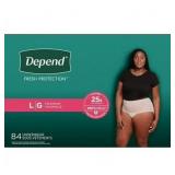 DEPEND FRESH PROTECTION ADULT INCONTINENCE UNDERWE