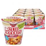 1 LOT (4) NISSIN CUP NOODLES SOUP, BEEF FLAVOR, MI