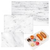 HUSHEE 3 PCS MARBLE CUTTING BOARD FOR KITCHEN MARB