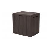 KETER CITY BOX 30 GALLON DECK BOX - BROWN