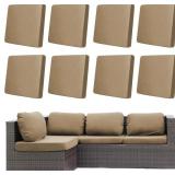 8PCS OUTDOOR CUSHION COVERS, PATIO CUSHION COVERS,