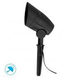 LOW VOLTAGE 50-WATT BLACK OUTDOOR LANDSCAPE FLOOD