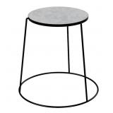 MARBLED CERAMIC TOP METAL PLANT STAND