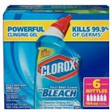 CLOROX TOILET BOWL CLEANER WITH BLEACH GEL, RAIN C