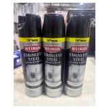 1 LOT OF (3) WEIMAN STAINLESS STEEL CLEANER POLISH