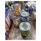 1 LOT (6) ASST CANNED FOODS