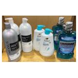 1 LOT OF 2-BODY WASH/1-SHAMPOO/2-CONDITIONER/2-MOU