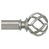 KAMANINA ANTIQUE SILVER CURTAIN ROD 32 TO 58 INCH,