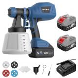 NANWEI CORDLESS PAINT SPRAYER WITH 2 BATTERIES, HV