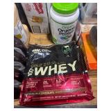 1 LOT (4) ASST PROTEIN POWDER