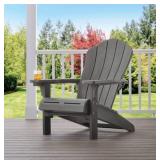 KETER EVEREST ADIRONDACK CHAIR WITH INTEGRATED CUP
